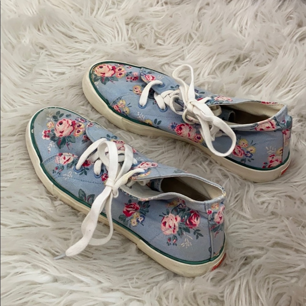 Cath Kidston beautiful floral high top sneakers